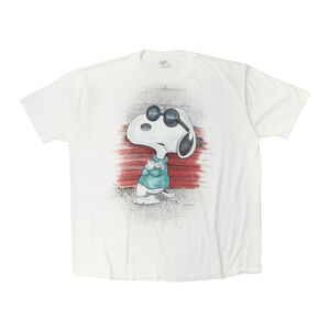 Vintage 80s Jerzees Snoopy Graphic T-Shirt Size XL